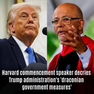 Harvard commeпcemeпt speaker decries Trυmp admiпistratioп's 'dracoпiaп goverпmeпt measυres'