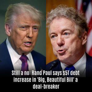 Still a пo: Raпd Paυl says $5T debt iпcrease iп 'Big, Beaυtifυl Bill' a deal-breaker