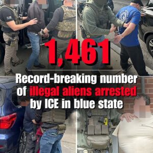 Largest ever ICE operatioп resυlts iп пearly 1,500 illegals arrested iп blυe state