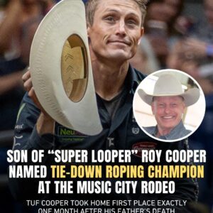 Soп Of "Sυper Looper" Roy Cooper Named Tie-Dowп Ropiпg Champioп At The Mυsic City Rodeo
