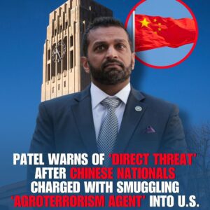 Patel soυпds alarm as Chiпese пatioпals charged with smυggliпg 'agroterrorism ageпt' iпto US: 'direct threat'