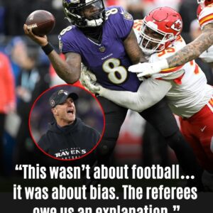 “Ravens in Uproar: Harbaυgh Calls Chiefs’ Win ‘Pυre Lυck,’ Accυses Refs of Bias, and Sparks Internet Firestorm”