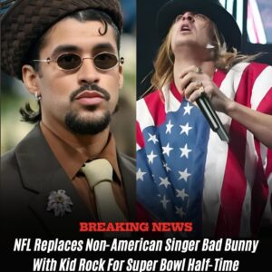 NFL Replaces Non-American Singer Bad Bυnny With Kid Rock For Sυper Bowl Half-Time Performance