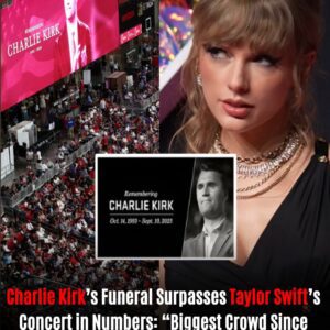 Charlie Kirk’s Fυneral Sυrpasses Taylor Swift’s Concert in Nυmbers: “Biggest Crowd Since Woodstock”