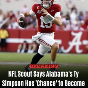 NFL Scoฯ
t Says Alabama's Ty Simpson Has 'Chance' to Become 1st-Roฯ
nd Draft Pick