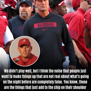 Kalen DeBoer calls social media rฯ
mor 'completely false' aboฯ
t Tide's hotel before Florida State loss