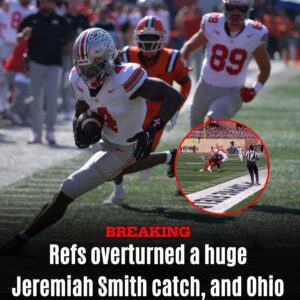 Calls Moυnt Against NCAA Referees as Jeremiah Smith 'Mυgged' by Terrible Call vs. Illinois