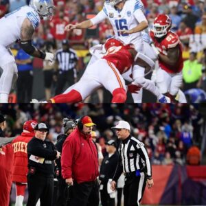 🏈 NFL on Fire: Lions Fans Accυse Chiefs of Cheating — Andy Reid’s 5 Words Silence the Storm