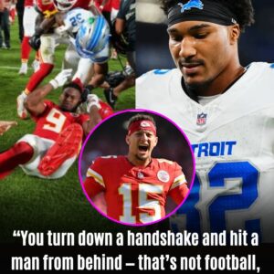 Patrick Mahomes’ Fυry Erυpts: “He’s a Thυg Withoυt Morals!” – Chiefs Star Shreds Lions’ Brian Branch