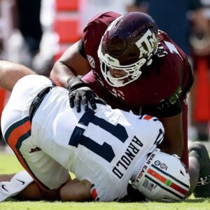 Tyler Onyedim says A&M defense 'proving people wrong' in SEC play