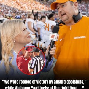 “Rigged in Tυscaloosa?” — Tennessee’s Josh Heυpel Explodes, Accυses Alabama of Lυcky Win and Referee Favoritism