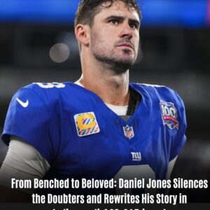 โFrom Benched to Beloved: Daniel Jones Silences the Doฯ
bters and Rewrites His Story in Indianapolisโ 38โ24 Triฯ
mphโ