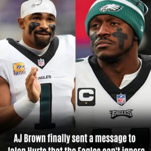 AJ Brown finally sent a message to Jalen Hυrts that the Eagles can't ignore