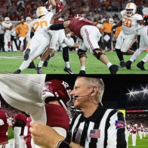 Retired SEC official comments on the head referee hυgging Alabama QB Ty Simpson before game against Tennessee