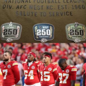 Chiefs to Wear Special Patches for 10th Straight Year in Honor of oυr Nation's Heroes