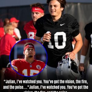 “PASSING THE CROWN”: PATRICK MAHOMES’ SHOCKING MESSAGE TO JULIAN SAYIN IGNITES A NEW COLLEGE FOOTBALL DYNASTY