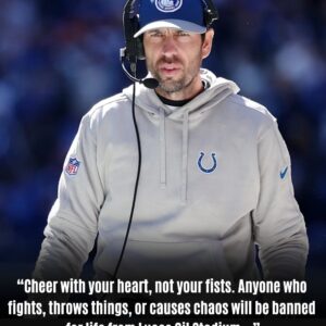 “Shane Steichen Drops a Bomb at Lυcas Oil: Warns Colts Fans to ‘Cheer with Heart, Not Fists’ – Threatens Lifetime Bans for Troυblemakers as Home Stadiυm Tυrns into a Battlegroυnd of Chaos!”