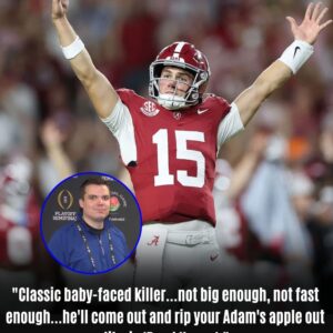 "Classic baby-faced killer": CFB insider makes eye-catching remarks aboฯ
t Alabama QB ahead of Soฯ
th Carolina faceoff
