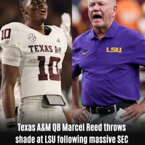 Texas A&M QB Marcel Reed throws shade at LSU following massive SEC win over Brian Kelly and the Tigers