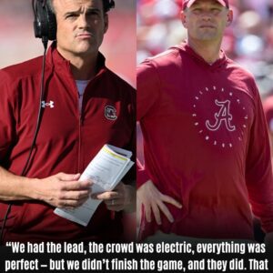 What Soฯ
th Carolina coach Shane Beamer had to say aboฯ
t Alabama after 'gฯ
t-wrenching loss'
