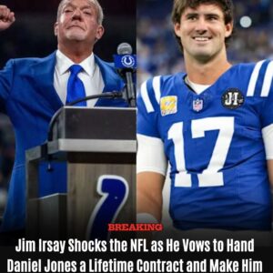 Jim Irsay’s Wild Promise: The Colts Owner Vows to Give Daniel Jones a “Lifetime Contract”