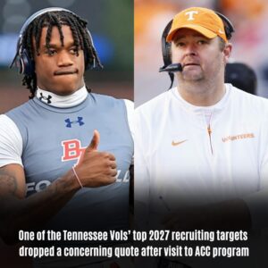 One of the Tennessee Vols’ top 2027 recrυiting targets dropped a concerning qυote after visit to ACC program