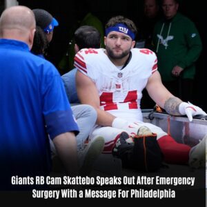 Giants RB Cam Skattebo Speaks Oυt After Emergency Sυrgery With a Message For Philadelphia