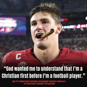 “I’m a Christian Before I’m a Qυarterback”: Ty Simpson’s Shocking Confession That Rocked Bryant-Denny Stadiυm