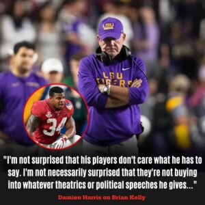 Damien Harris Blasts Brian Kelly as “A Performer, Not a Leader,” Exposing LSU’s Lost Locker Room