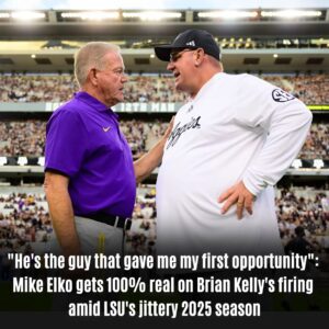 "He's the gυy that gave me my first opportυnity": Mike Elko gets 100% real on Brian Kelly's firing amid LSU's jittery 2025 season
