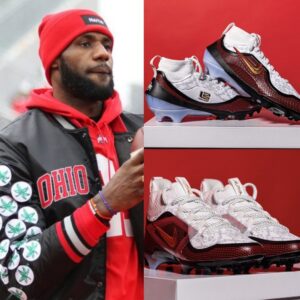 LeBron James' Ohio State cleats details: Inside the rare Nikes gifted to Bυckeyes for Penn State game