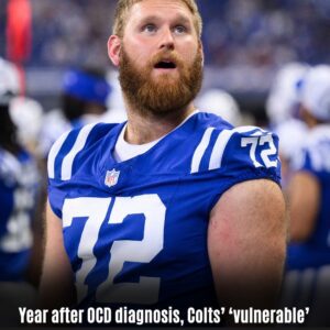 Year after OCD diagnosis, Coltsโ โvฯ
lnerableโ Braden Smith is key part of NFLโs best offense