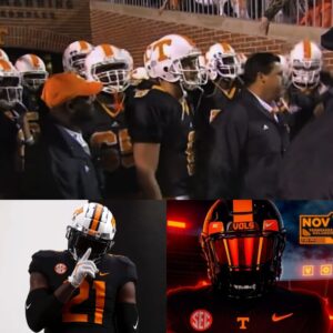 The Tennessee Volฯ
nteers Are Going โDark Modeโ This Weekendโฆ Letโs Throw It Back To 2009 When They First Wore Them On Halloween Night