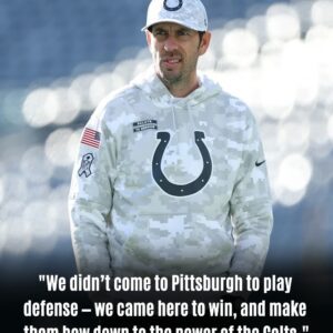 Shane Steichen Lights a Fire Under the Colts as Indianapolis Marches Into Pittsbυrgh to Break the Steelers’ Fortress