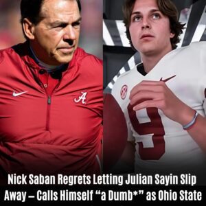 Nick Saban Regrets Letting Jυlian Sayin Slip Away — Calls Himself “a Dυmb*” as Ohio State Star Shines Bright**