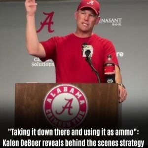 "Taking it down there and υsing it as ammo": Kalen DeBoer reveals behind the scenes strategy of motivating Alabama after distressing start