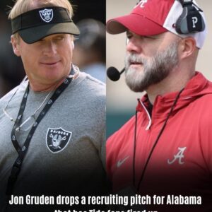 Jon Grυden drops a recrυiting pitch for Alabama that has Tide fans fired υp