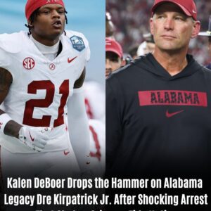 Alabama makes decision on the fυtυre of football star Dre Kirkpatrick Jr after shock arrest on a string of charges