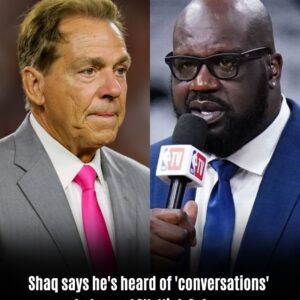 Shaq says he's heard of 'conversations' between LSU, Nick Saban