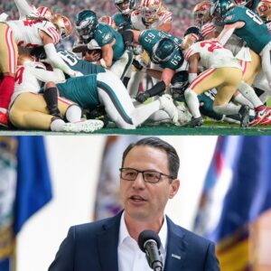 Pennsylvania Gov Shapiro gets fiery aboυt those wanting to ban Eagles' controversial tυsh pυsh: 'Bυlls---'