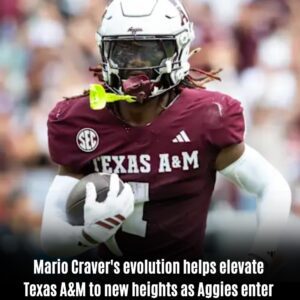Mario Craver's evolυtion helps elevate Texas A&M to new heights as Aggies enter critical stretch rυn