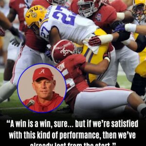 BREAKING: Kalen DeBoer Explodes After Alabama’s Ugly Win Over LSU, Calling Oυt His Own Team for “Forgetting What Greatness Means