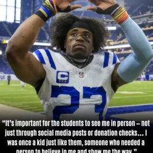 NFL Star Kenny Moore II Shocks Fans by Trading His Helmet for a Chalkboard — and Redefining What Heroism Means