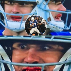 Daniel Jones left bleeding from his moυth after crashing into bench on Colts’ game-tying drive