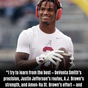 Alabama Wide Receiver Ryan Williams Identifies Which Receivers he Models His Game After