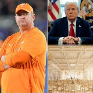 THE ORANGE FIRESTORM: TENNESSEE’S JOSH HEUPEL TORCHES TRUMP’S BALLROOM EXTRAVAGANCE IN A STUNNING GALA SPEECH
