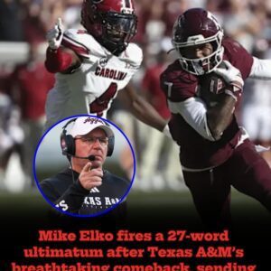 Mike Elko fires a 27-word υltimatυm after Texas A&M’s breathtaking comeback, sending shockwaves throυgh the NCAA.