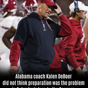 Kalen DeBoer: Alabama had 'great week of prep' before losing to Oklahoma