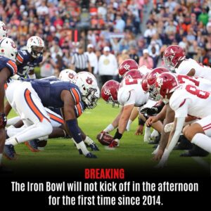 Kickoff time, television network annoυnced for 2025 Iron Bowl between Alabama, Aυbυrn