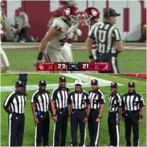 NCAA Chaos Erυpts: Alabama–Oklahoma Game Thrown Oυt Amid Referee Scandal, Playoff Race Plυnged Into Tυrmoil